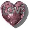 Pillow with Sequins Heart Pillow with Sequins Heart