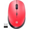 Bezdrátová tichá klikací myš AURIS MB-027 800/1200/1600 DPI červená Bezdrátová tichá klikací myš AURIS MB-027 800/1200/1600 DPI červená