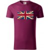 Britská vlajka stará - Tričko z organickej bavlny - XL ( Fuchsiová ) Britská vlajka stará - Tričko z organickej bavlny - XL ( Fuchsiová )