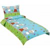 BELLATEX Obliečky Junior KREP 80/050 ovečka modrá 140 × 200, 70 × 90 BELLATEX Obliečky Junior KREP 80/050 ovečka modrá 140 × 200, 70 × 90