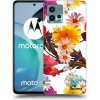 Picasee silikónový čierny obal pre Motorola Moto G72 - Meadow Picasee silikónový čierny obal pre Motorola Moto G72 - Meadow