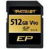 Patriot V90/SDXC/512GB/UHS-II U3 / Class 10/+ Adaptér PEF512GEP92SDX Patriot V90/SDXC/512GB/UHS-II U3 / Class 10/+ Adaptér PEF512GEP92SDX
