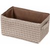 Úložný košík Compactor LILOU, tkaný polypropylén, 23 x 15 x 12 cm, Taupe, šedo-béžový (RAN9697) Úložný košík Compactor LILOU, tkaný polypropylén, 23 x 15 x 12 cm, Taupe, šedo-béžový (RAN9697)