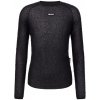 SANTINI Cyklistické tričko s dlhým rukávom - ALPHA - čierna XS-S SANTINI Cyklistické tričko s dlhým rukávom - ALPHA - čierna XS-S