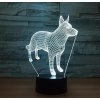 Beling 3D lampa, Nemecký ovčiak, 7 farebná S42QA875STA Beling 3D lampa, Nemecký ovčiak, 7 farebná S42QA875STA
