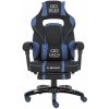 Herné kreslo DEUS X-Stream Blue látka čierno-modrá Herné kreslo DEUS X-Stream Blue látka čierno-modrá