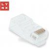 LYNX CS LYNX konektor UTP Cat5e, 50µ, 100ks LX-CON-CAT5E-UTP-50 LYNX CS LYNX konektor UTP Cat5e, 50µ, 100ks LX-CON-CAT5E-UTP-50