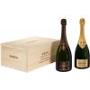 Krug Grande Cuvée Edition 167 + Vintage Millésime 2011 Les Créations, drevená kazeta, 2x0.75 L, 12.5%, 1.5 L (čistá fľaša) Krug Grande Cuvée Edition 167 + Vintage Millésime 2011 Les Créations, drevená kazeta, 2x0.75 L, 12.5%, 1.5 L (čistá fľaša)