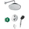 Hansgrohe Crometta sprchová súprava podomietková s termostatom s dažďovou sprchou chrómová 88002361 Hansgrohe Crometta sprchová súprava podomietková s termostatom s dažďovou sprchou chrómová 88002361