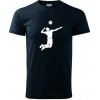 Volejbal náprah muž - Klasické pánske tričko vyššej gramáže - XL ( Tmavomodrá (veľmi tmavá - skoro čierna) ) Volejbal náprah muž - Klasické pánske tričko vyššej gramáže - XL ( Tmavomodrá (veľmi tmavá - skoro čierna) )