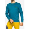 Lezecká mikina La Sportiva Climbing on the Moon Sweatshirt - turchese/giallo Lezecká mikina La Sportiva Climbing on the Moon Sweatshirt - turchese/giallo