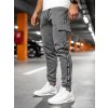 Sivé, hrubé pánske teplákové jogger nohavice s cargo vreckami Bolf JX8715A Sivé, hrubé pánske teplákové jogger nohavice s cargo vreckami Bolf JX8715A