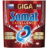 Somat Excellence 4in1 kapsuly do umývačky riadu 60 ks 1140 g