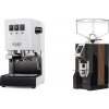 Gaggia Classic E24, white + Eureka Mignon Specialita, WD black, walnut Gaggia Classic E24, white + Eureka Mignon Specialita, WD black, walnut