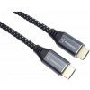 PremiumCord ULTRA HDMI 2.1 High Speed + Ethernet kabel 8K@60Hz, Zinc-Alloy 1,5m kphdm21s015 PremiumCord ULTRA HDMI 2.1 High Speed + Ethernet kabel 8K@60Hz, Zinc-Alloy 1,5m kphdm21s015
