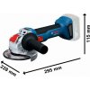 BOSCH - zahrada/dílna Uhlová brúska BOSCH s X-LOCK PRO GWX 18V-8 (0.601.9N9.100) BOSCH - zahrada/dílna Uhlová brúska BOSCH s X-LOCK PRO GWX 18V-8 (0.601.9N9.100)