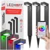 3x Záhradná stojaca lampa stĺpik zapichovací SADA 41cm LED farebné SMART RGB 3x Záhradná stojaca lampa stĺpik zapichovací SADA 41cm LED farebné SMART RGB