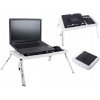 Univerzálny skladací stolík pod notebook s ventilátormi VG6121, 56 cm Univerzálny skladací stolík pod notebook s ventilátormi VG6121, 56 cm