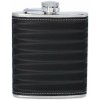 Nerezová ploskačka s ekokožou 240ml čierna (Spojenie elegancie a praktickosti) Nerezová ploskačka s ekokožou 240ml čierna (Spojenie elegancie a praktickosti)