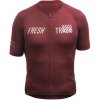 Fresh Trash MEN'S LITE MERINO EVO JERSEY MERLOT RED pánsky cyklodres - M Fresh Trash MEN'S LITE MERINO EVO JERSEY MERLOT RED pánsky cyklodres - M