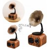 Retro rádio s prehrávačom v tvare gramofónu, Bluetooth, SD, 1200 mAh Retro rádio s prehrávačom v tvare gramofónu, Bluetooth, SD, 1200 mAh