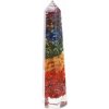 Nefertitis Orgonit obelisk čakrový s polodrahokamami NF9094 - cca 12 cm Nefertitis Orgonit obelisk čakrový s polodrahokamami NF9094 - cca 12 cm