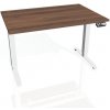 Hobis Pracovný stôl Motion, PO, 3S, 180x61 - 128x80 cm, orech/biela Hobis Pracovný stôl Motion, PO, 3S, 180x61 - 128x80 cm, orech/biela
