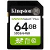 Kingston SDXC Canvas Select Plus Gen3 64GB 100R Class 10 UHS-I Kingston SDXC Canvas Select Plus Gen3 64GB 100R Class 10 UHS-I
