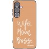 Picasee silikonový černý obal pro Samsung Galaxy S24+ S926B 5G - Boss Mama Picasee silikonový černý obal pro Samsung Galaxy S24+ S926B 5G - Boss Mama