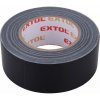 Extol Premium Páska lepiaca textilná univerzálna 50 mm x 50 m x 0,18 mm čierna 8856313