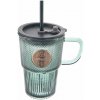 VERDE Hrnček s viečkom a slamkou 460 ml