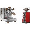 Lelit Bianca PL162T V3, 40th Anniversary Limited Edition + Eureka Mignon Libra, CR ferrari red Lelit Bianca PL162T V3, 40th Anniversary Limited Edition + Eureka Mignon Libra, CR ferrari red