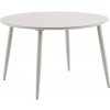 Sunfun Solo FTA30762G Záhradný stôl, ø 120 × 74 cm, hliník, prírodný kameň,