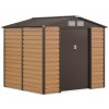 Plechový záhradný domček G21 - GAH 407, 213 x 191cm hnedá Plechový záhradný domček G21 - GAH 407, 213 x 191cm hnedá