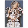 Maľovanie podľa čísel - Anjel s plyšákom - 40x60 cm, plátno vypnuté na rám - výroba CZ Maľovanie podľa čísel - Anjel s plyšákom - 40x60 cm, plátno vypnuté na rám - výroba CZ