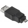 Redukcia USB 2.0 zásuvka A-zástrčka micro 5pin Redukcia USB 2.0 zásuvka A-zástrčka micro 5pin