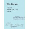 44 DUOS 1 (No.1-25) by Bela Bartók - dvoje husle 44 DUOS 1 (No.1-25) by Bela Bartók - dvoje husle