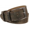Opasok hnedý rustikálny z brúsenej kože MERCUCIO 3,8 cm 110 Opasok hnedý rustikálny z brúsenej kože MERCUCIO 3,8 cm 110
