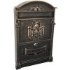 STREND PRO Schránka GLA-Alu, hliníková, 255x90x410 mm, poštová, antique bronze STREND PRO Schránka GLA-Alu, hliníková, 255x90x410 mm, poštová, antique bronze