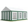 Pártystany-Jičín s.r.o. Party stan 3x6m - PVC PREMIUM Ohňovzdorný Farba: Zelenobiela Pártystany-Jičín s.r.o. Party stan 3x6m - PVC PREMIUM Ohňovzdorný Farba: Zelenobiela