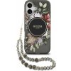 Guess IML Flowers Strap MagSafe kryt iPhone 17 čierny 57983126983 Guess IML Flowers Strap MagSafe kryt iPhone 17 čierny 57983126983