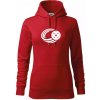 Florbal lopta - Mikina dámská Cape s kapucí - XL ( Červená ) Florbal lopta - Mikina dámská Cape s kapucí - XL ( Červená )