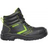 Bennon BASIC S3 High Bezpečnostná obuv čierna/zelená 40 Bennon BASIC S3 High Bezpečnostná obuv čierna/zelená 40