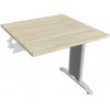 Hobis Rokovací stôl Flex, 80x75,5x80 cm, agát/kov Hobis Rokovací stôl Flex, 80x75,5x80 cm, agát/kov