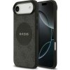 Guess – 4G Circle Classic Logo MagSafe puzdro na iPhone 17 Air – čierne