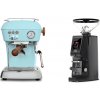Ascaso Dream PID, Kid Blue + Eureka Atom W 65 Casa, black Ascaso Dream PID, Kid Blue + Eureka Atom W 65 Casa, black