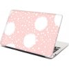 Sablio Samolepka na notebook Biele fľaky - 38x26 cm Sablio Samolepka na notebook Biele fľaky - 38x26 cm