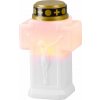Sviečka MagicHome, kríž, LED, na hrob, biela, 2xAA, 15x9 cm, (súčasť balenia 2xAA) Sviečka MagicHome, kríž, LED, na hrob, biela, 2xAA, 15x9 cm, (súčasť balenia 2xAA)