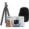 Fotoaparát CANON PowerShot SX740 HS Lite Edition Travel Kit Strieborný Fotoaparát CANON PowerShot SX740 HS Lite Edition Travel Kit Strieborný