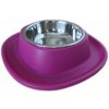 COBBYS PET Soft Touch INOX 20 x 20 x 3,5 cm držiak z gumy s nerezovou miskou 0,23 l COBBYS PET Soft Touch INOX 20 x 20 x 3,5 cm držiak z gumy s nerezovou miskou 0,23 l